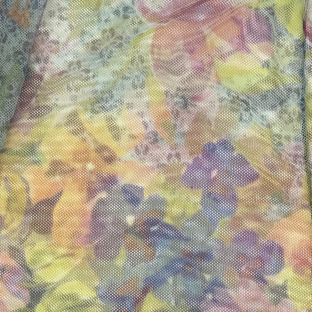 Johnny Was Rhandi Embroidered Printed Mesh Dress - Picture 9 of 13